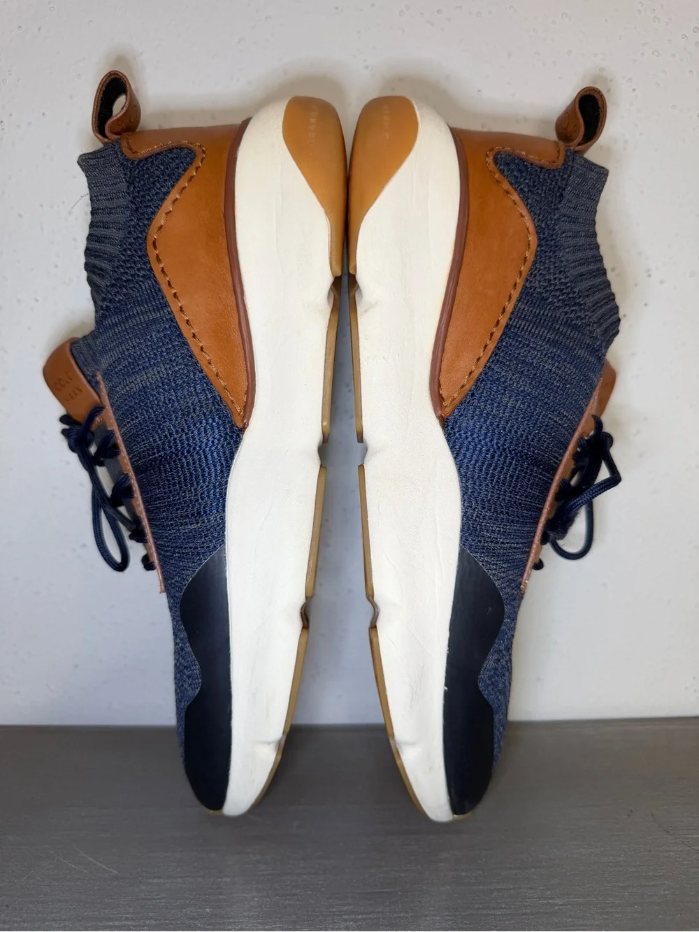 Cole Haan Mens Crosscourt Stitchlite Navy Zerogrand Sneaker C29385 Sz 10.5M